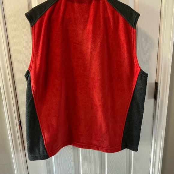 NWT Columbia Men’s Orange and Gray Fleece Vest Size XL - Picture 6 of 6